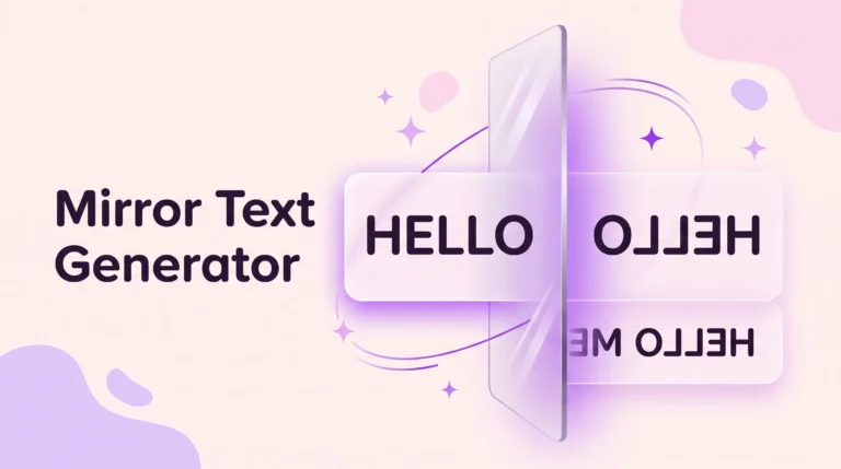 Mirror Text Generator – Reverse & Backwards Text 2 Mirror Text Generator